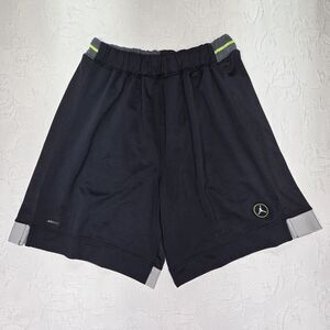 Nike Michael Air Jordan Black Green Basketball Shorts XL Y2K Baggy Mesh Gym NBA